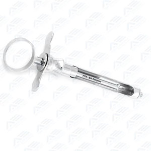 Seringue d'aspiration dentaire manuelle en acier inoxydable certifiée CE 1,8 ml avec garantie à vie et poignée moletée – Instruments chirurgicaux dentaires - Product Image 5