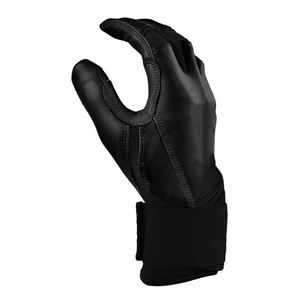 Gants de frappe en cuir noir avec fermeture auto-agrippante, logo personnalisé, haute qualité, durables pour l'entraînement, unisexe adulte - Product Image 2