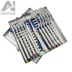 Juego de Osteótomos Dentales Remeda Completo de Alta Calidad, 10 Piezas con Martillo Quirúrgico, Instrumentos para Elevación de Seno y Condensación Ósea - Product Image 1
