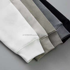 Sudadera con Capucha Personalizada 100% Algodón de Color Sólido, Sudadera con Capucha de Felpa Francesa para Hombre, Sudadera con Capucha Extra Grande con Cremallera - Product Image 3