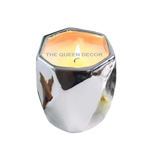 Super Selling Aluminum Metal Christmas Luxury Xmas Tree Shape Fragrance Scented Candle Tealight Home Decoration - Product Image 5