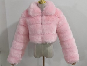 Blouson court matelassé pour femme, nouvelle collection hiver 2026, col en fourrure haut de gamme, élégant et personnalisable, en stock - Product Image 3