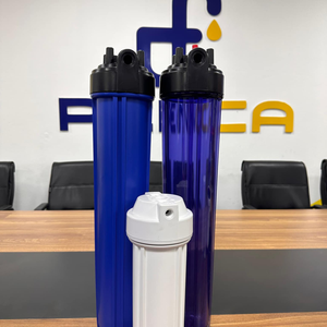 Carcasa de Filtro de Agua de Alta Eficiencia OEM ODM, Carcasa de Filtro de Agua Doméstica de 10 Pulgadas, Carcasa de Filtro de Plástico Transparente Azul - Product Image 6