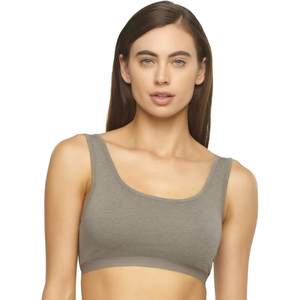 Bralette Elegante para Mujer, Tejido Adaptable, Ecológico, Spandex/Algodón, Sujeción Suave, Levantamiento Delicado, Control de Respiración, Textura Suave - Product Image 1