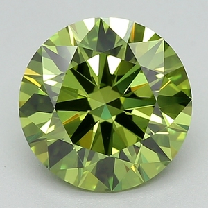 Diamante Cultivado en Laboratorio de Corte Redondo de 1.53ct, Verde Intenso VVS1, Certificado IGI, Diamante Suelto CVD al por Mayor para la Fabricación de Joyas - Product Image 1