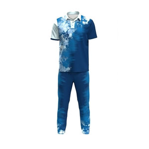 Uniformes de Cricket Deportivos Personalizados Transpirables de Poliéster para Hombre, Logotipo Impreso Personalizado de Alta Calidad, Precio al por Mayor - Product Image 1