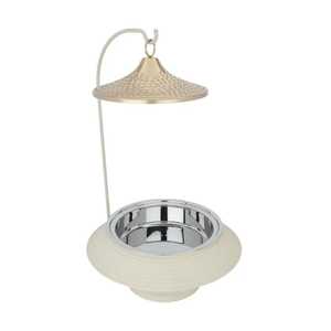Recipiente Profesional Redondo de Acero Inoxidable para Calentar Alimentos con Asa Alta y Tapa de Cúpula, para Buffet, Hotel y Restaurante - Product Image 5