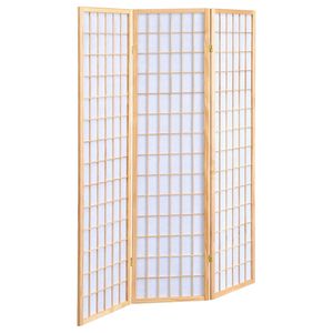 Porch and Den Natural 3 <b>Panel</b> Folding Shoji <b>Screen</b> Portable Room Divider - Product Image 2