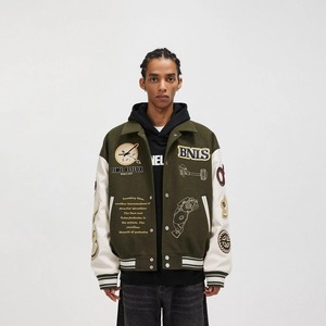 Chaqueta Safari de Color Sólido DAN5724 para Hombre, Talla Grande, Cierre de Cremallera Impermeable, Tela de Lona, Informal, Invierno - Product Image 1