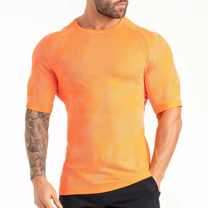 Ropa Deportiva para Hombre, Corte Regular, 100% Algodón, Transpirable, Elástica, Cuello Redondo, Camiseta Personalizable en Color, para Trabajo y Entrenamiento, Venta al Por Mayor - Product Image 4