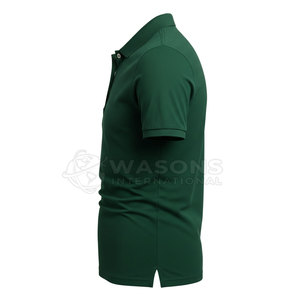 เสื้อยืดผู้ชายทรงเข้ารูปคุณภาพสูง สีตามสั่ง พร้อมโลโก้แบบกำหนดเอง ผ้าคอตตอนถักเนื้อแน่น แขนสั้น - Product Image 3