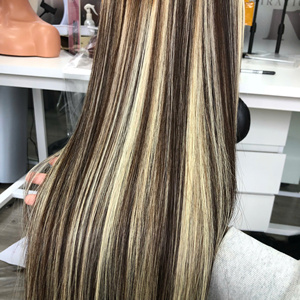 Super calidad 100% solo donante vietnamita largo Bonstraight extensiones de cabello precio de fábrica precio competitivo Color de piano - Product Image 4