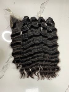 Extensiones de cabello virgen vietnamita crudo de alta calidad Paquetes alineados de cutícula ondulada suelta Cabello humano vietnamita crudo de alta calidad - Product Image 5