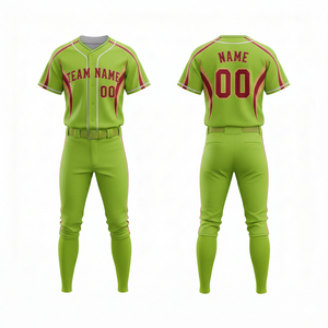 Wholesale High Quality Printed Sublimated 100% Polyester Quick Dry Breathable Plus Size Unisex <b>Baseball</b> Jersey Pant Uniform - Product Image 6