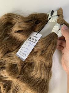 Prix de gros Extensions de cheveux en vrac Cheveux vierges Double noyer 100 grammes Toutes les couleurs 30 pouces - Product Image 6