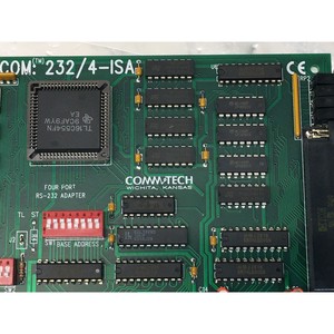 COMM TECH 232/4-ISA FASTCOM, QUATRE PORTS RS-232 - Équipements et pièces semi-conductrices d'occasion fiables à l'échelle mondiale - Product Image 4