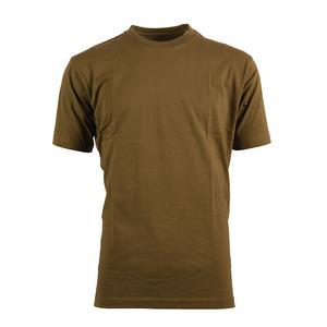 เสื้อยืดคอกลมแขนสั้นสีน้ำตาลขี้ม้าสำหรับผู้ชาย ผ้าฝ้าย 100% ระบายอากาศได้ดี ทรงหลวม - Product Image 6