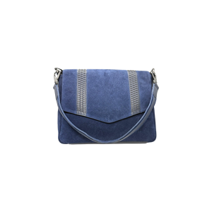 Bolso Bandolera Vintage Azul, Bolso de Mano con Correa Trenzada, Bolso de Hombro para Compras Diarias - Product Image 3