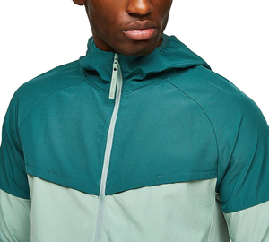 Veste coupe-vent en toile pour homme, anti-plis, couleurs contrastées, haute qualité, prix abordable, très demandée - Product Image 3
