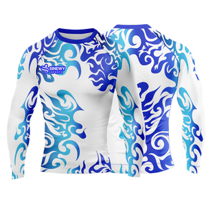 Rashguards Unisex de Spandex/Nylon de Alta Calidad con Estampado por Sublimación, de Secado Rápido, para MMA y Fitness en el Gimnasio - Product Image 6