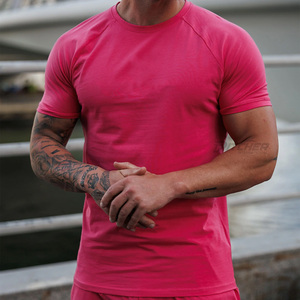 T-shirt de sport personnalisé pour homme, 100% coton tricoté, respirant, séchage rapide, impression de logo personnalisée, vêtements de fitness - Product Image 4