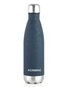 Matte Navy Blue Stainless Steel Water Bottle Vacuum Insulated Leak Proof Flask Cola Shape Metal <b>Drinkware</b> Travel Fitness - Product Image 4