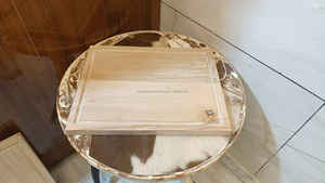 Polished End Grain Beech Wood Cutting Board Thick Butcher Block Chopping Board for Kitchen Wood Crafts <b>Wooden</b> <b>Boxes</b> Wall Signs - Product Image 2