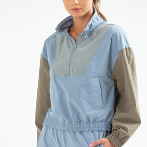 New Best Supplier High Quality Women Polyester <b>Jacket</b> Windbreaker Full <b>Zip</b> <b>up</b> High Street Fashion Windbreaker <b>Jackets</b> - Product Image 6