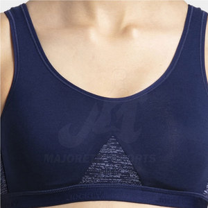 Soutien-gorge de sport sans couture pour femmes, soutien-gorge de sport à fort impact, soutien-gorge de fitness respirant en nylon avec logo personnalisé - Product Image 4