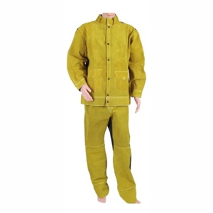 Trajes de Soldadura de Cuero Vacuno de Alto Rendimiento, Ropa de Protección Personal de Seguridad Industrial para Protección Corporal - Product Image 6