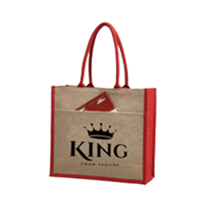 Personnalisé imprimé teint jute toile de jute fourre-tout sac à provisions écologique XL taille coton sangle bande poignée bohème fermeture éclair chaînes - Product Image 1