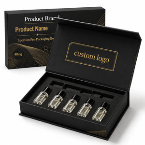 Boîte d'emballage magnétique personnalisable pour stylos injecteurs, personnalisation du logo et de la taille disponible pour les soins personnels - Product Image 2