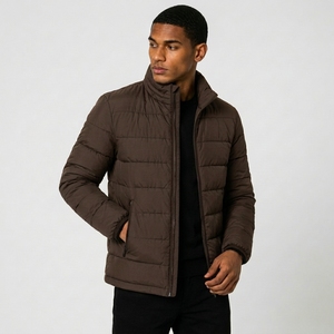 Factory Direct Custom Men's Quick Dry Cotton Filled High Street Style Puffer <b>Jacket</b> Premium Winter Clothing Ready Ship - Product Image 4