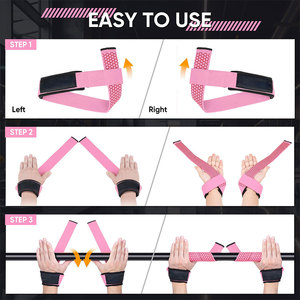 Heavy Duty Wrist <b>Straps</b> <b>For</b> Men Women Hand Protect Good Quality Gym Weight <b>Lifting</b> Wrist <b>Straps</b> Customizable Private Label - Product Image 4