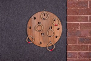 Décoration murale ronde en bois personnalisée, style bohème, pour les activités de rassemblement familial et les enfants, vente en gros, approvisionnement B2B - Product Image 3
