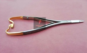 ที่จับเข็มแบบแมนนวล Mathieu TC สแตนเลสสตีลและทังสเตนคาร์ไบด์ เครื่องมือผ่าตัดทางทันตกรรม 14 ซม. ได้รับการรับรองมาตรฐาน CE - Product Image 4