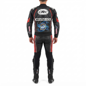 Traje de Carreras Zonda Premium para Hombre, 1 Pieza, Cuero Vacuno/Canguro Genuino, Estilo MotoCP, Mono para Pista, Nivel de Protección 2 - Product Image 2