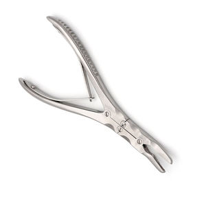 Stainless Steel Ruskin Mini Bone Rongeur Double Action Straight Curved Surgical Instruments Power Source by <b>Blush</b> surgical - Product Image 2