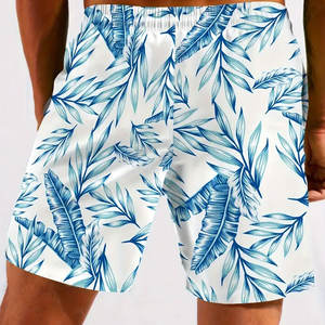 Pantalones Cortos de Hombre de Alta Calidad, Nuevos y Modernos, de Secado Rápido, Diseño Casual con Rayas Estampadas, Transpirables, para Playa y Natación - Product Image 3