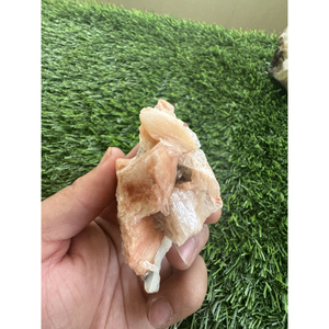 Small Pink Stilbite <b>Crystal</b> <b>Cluster</b> Natural Stone for Interior Decoration and Collection - Product Image 4