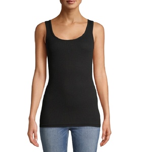 Design Multicolor Export Oriented Quick Dry <b>Women</b> Basic <b>Tank</b> <b>Top</b> Casual Everyday Wear Comfortable <b>Knit</b> Fabric - Product Image 1