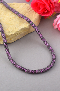 สร้อยคอไพลินสีชมพูเงินแท้ 92.5 KLSS-40294 - Product Image 4