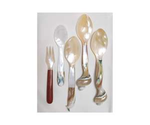 Venta caliente 2025 juego de tenedor de cuchara de madre de perla: Juego de tenedor de cuchara de Madre de perla pulida artesanal de Vietnam para exportación global - Product Image 4