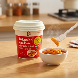 Tokpokki Instantáneo 105g - Sabor Tradicional - Tokpokki Coreano Saludable - Comida Lista Para Usar |   Producto al por mayor, OEM y minorista - Product Image 3