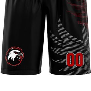 Black <b>Red</b> Basketball Set for Men Sleeveless Jersey and Shorts Uniform Breathable Lightweight Athletic Team Training Match Wear - Product Image 5