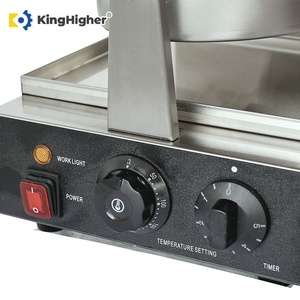 Máquina Eléctrica para Hacer Hamburguesas OVNI Comercial, Hamburguesera Sellada para Snacks, Máquina de Waffles de Acero Inoxidable, Logotipo Personalizado 220V 110V - Product Image 5