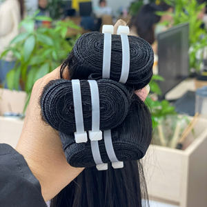 Extensiones de cabello virgen vietnamita de alta calidad de 28 pulgadas, tejido profesional, tendencia caliente, cabello lacio Natural de origen directo de China - Product Image 6