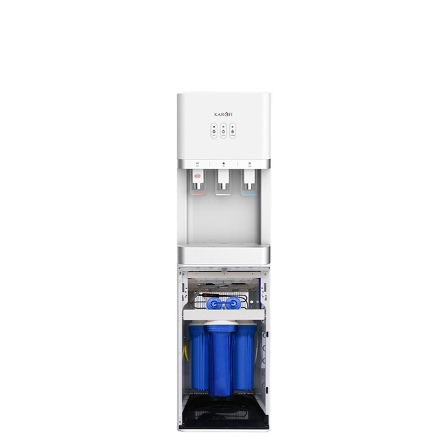 OEM Hot and Cold Water Dispenser with Built-In 6 Stages 100GDP RO Water System Used Tank and Pump made in Vietnam