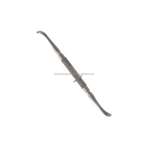 เครื่องมือผ่าตัดหู คอ จมูก คุณภาพสูง ทำจากสแตนเลสสตีลสีเงิน ยี่ห้อ ROGER  แบบยกกระดูกอ่อน  ขนาด 19 ซม. - Product Image 3