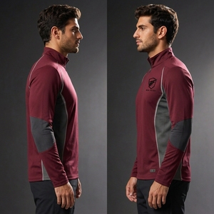 PremHalf <b>Zip</b> Sublimation Sports <b>Jacket</b> Manufacturer <b>Men</b> Women Youth Sportswear Quick Dry Team Pullover Team Half <b>Zip</b> <b>Jacket</b> - Product Image 5